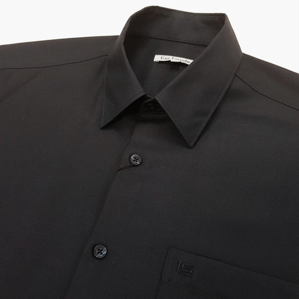 Guy Laroche เสื้อเชิ้ตแขนยาวสีดำ เนื้อผ้า Cotton/Polyester ทรง SLIM FIT รุ่น BAB6271P5 ICCSHOPPING