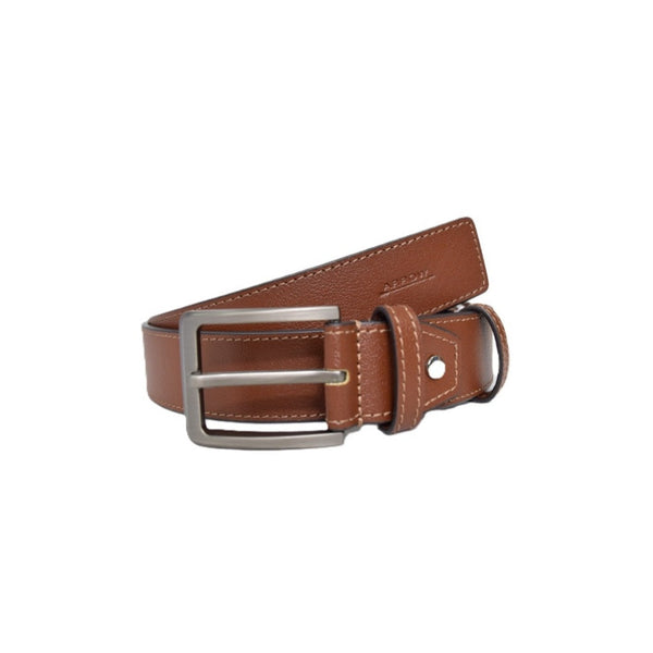 ARROW  เข็มขัดผู้ชาย หัวหมุด Pin Belt (หนังวัวแท้อิตาลี) สี น้ำตาล รุ่น MYCB142-BR ICCSHOPPING