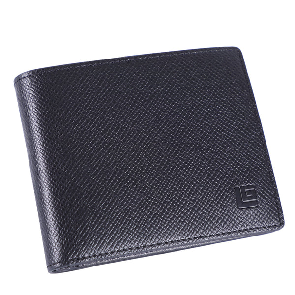 Guy Laroche กระเป๋าสตางค์หนังอัดลายลิ้นจี่ 16 การ์ด มีชิ้นเครดิต สีดำ รุ่น MGW0782MS6BLS