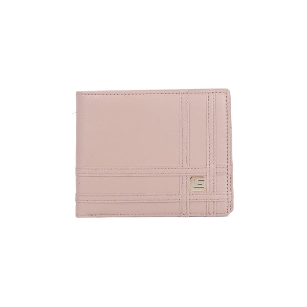 Guy Laroche กระเป๋าสตางค์ผู้หญิง พับสั้น 6 CARD ทำจากหนัง soft เรียบ สีน้ำตาลอ่อน รุ่น AGP09026S6BES ICCSHOPPING