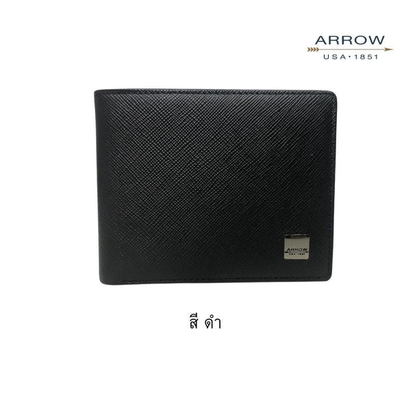 ARROW กระเป๋าสตางค์ผู้ชาย ฟังค์ชั่น 8 การ์ด (หนังวัวแท้)  มีให้เลือก 3 สี รุ่น MYCW157 ICCSHOPPING