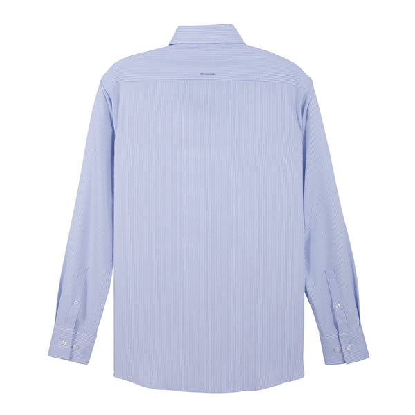 ARROW Microtech Shirt  เบา สบาย ไม่ยับ ถอดปกได้ - เสื้อเชิ้ตแขนยาว ทรง SMART สีฟ้า MACM422-BU ICCSHOPPING