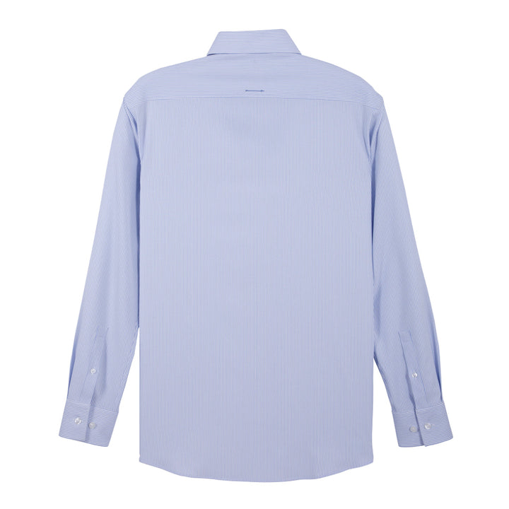 ARROW Microtech Shirt  เบา สบาย ไม่ยับ ถอดปกได้ - เสื้อเชิ้ตแขนยาว ทรง SMART สีฟ้า MACM422-BU ICCSHOPPING