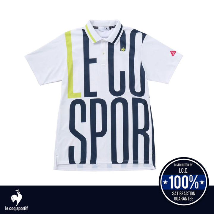 Le Coq Sportif Golf เสื้อโปโลกอล์ฟผู้ชาย แขนสั้น Le Coq Sportif