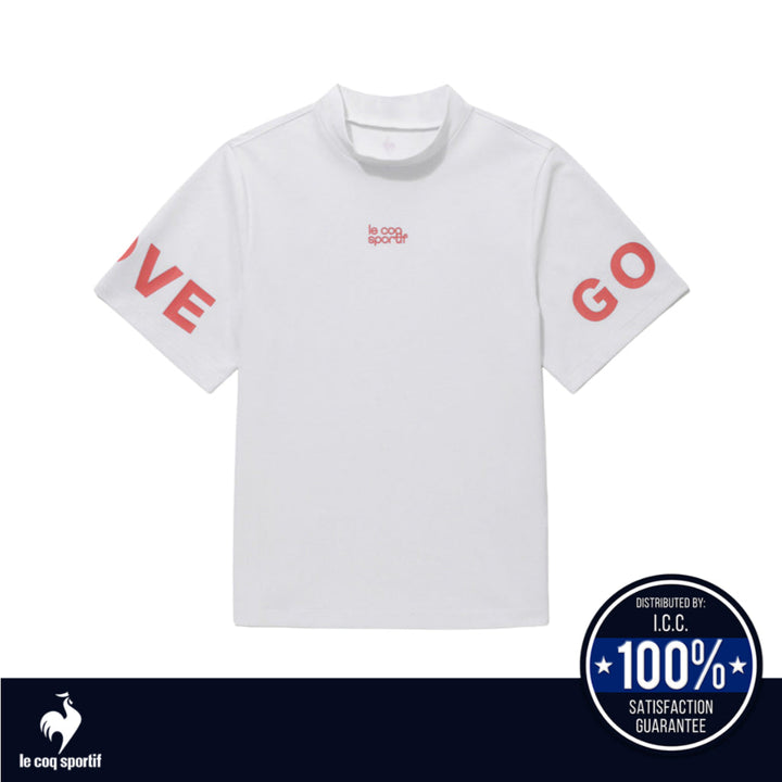 Le Coq Sportif Golf เสื้อยืดคอกลมผู้หญิง แขนสั้น ICCSHOPPING