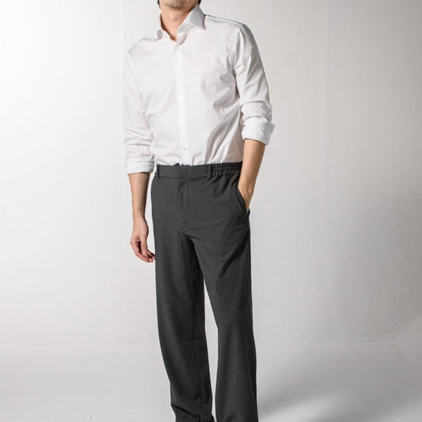 era-won เสื้อเชิ้ตเอราวอนแขนยาว ปกป้าน  รุ่น QUIET SHIRT  สี White-D