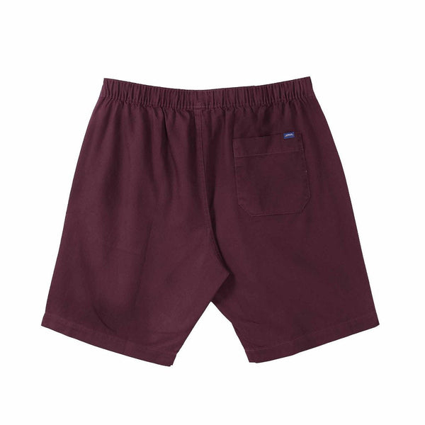 ARROW SHORT PANTS  กางเกงขาสั้นเอวยางยืด สีแดงมารูน  รุ่น-MHCC2C1W4CSMR ICCSHOPPING