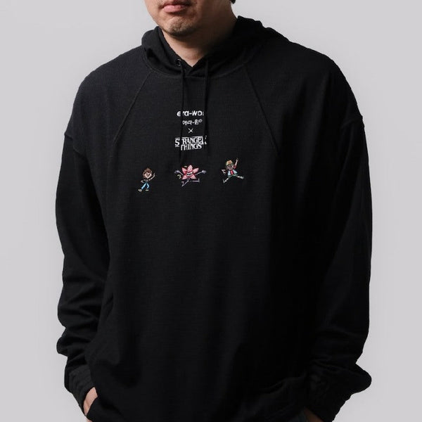 era-won เสื้อฮู้ด Hoody Sport era-won x Stranger Things สี Black-Draft ICCSHOPPING