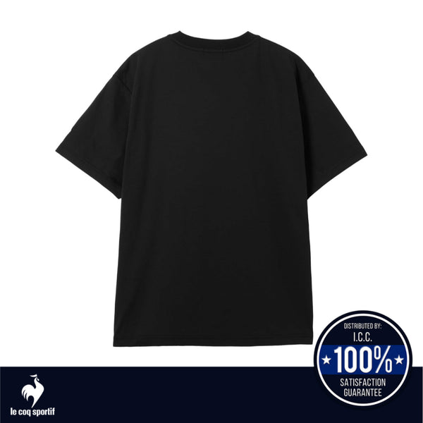 Le Coq Sportif เสื้อยืดกราฟิกแขนสั้น รุ่น Helanca Sunscreen NIR  (เสื้อกันแดด ,แฟชั่นสปอร์ต) Le Coq Sportif