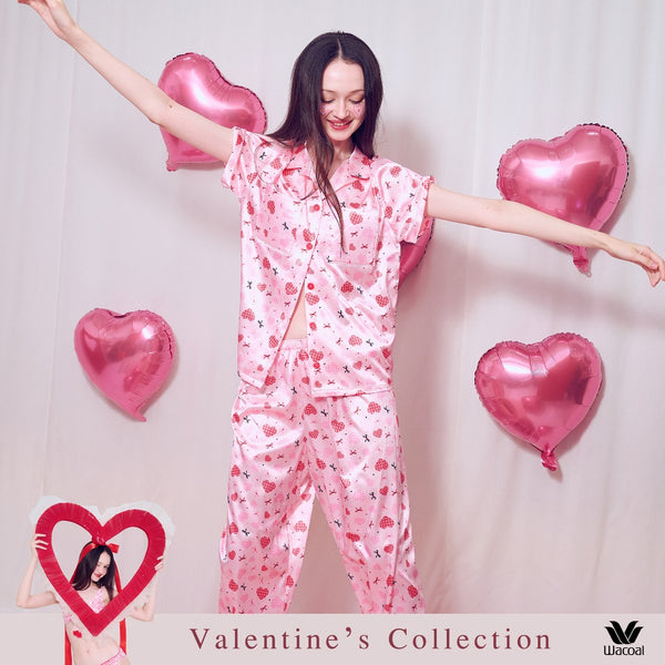 Wacoal Sweetheart Collection  ชุดนอนกันโป๊ แขนสั้น ขายาว รุ่น WN7V30