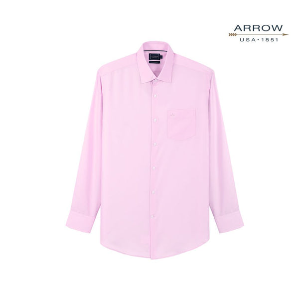 ARROW เสื้อเชิ้ตทำงานผู้ชาย แขนยาว | NON IRON (CoolMode) ทรง Modern Smart สี ชมพู รหัส MACM743-DP