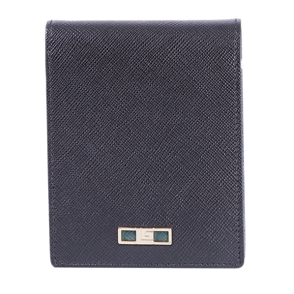 Guy Laroche กระเป๋าสตางค์ผู้หญิง พับสั้น 3 ทาง หนังลาย safiano สีดำ รุ่น AGP09533S6BLW