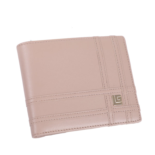 Guy Laroche กระเป๋าสตางค์ผู้หญิง พับสั้น 6 CARD ทำจากหนัง soft เรียบ สีน้ำตาลอ่อน รุ่น AGP09026S6BES