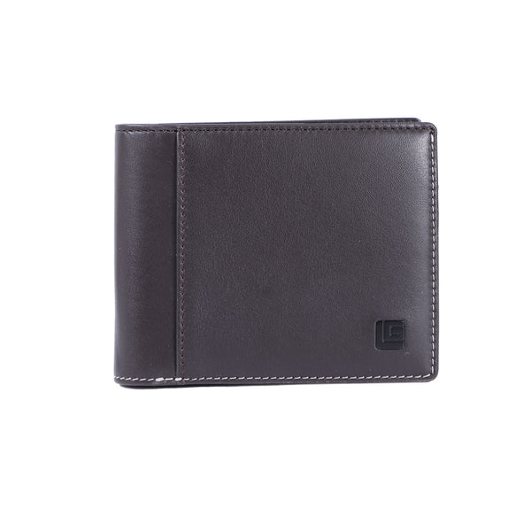 Guy Laroche กระเป๋าสตางค์หนังนิ่ม มีชิ้นเครดิต 11 การ์ด สีน้ำตาล รุ่น MGW0852MS6BRS ICCSHOPPING