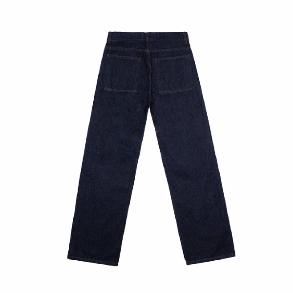CURVE DENIM กางเกงยีนส์ขายาวทรงกระบอก สำหรับคุณผู้ชาย สีฟอกเข้ม ICCSHOPPING