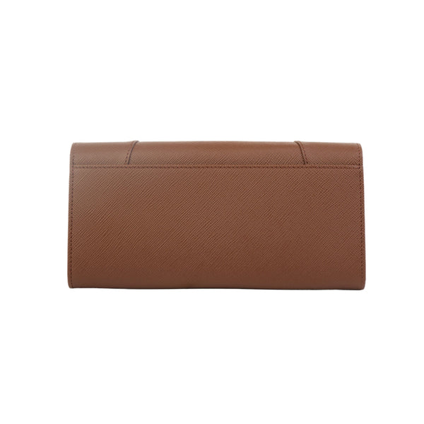 Guy Laroche กระเป๋าสตางค์หนัง 2 พับยาว สีน้ำตาล รุ่น AGP10142W6BRL ICCSHOPPING