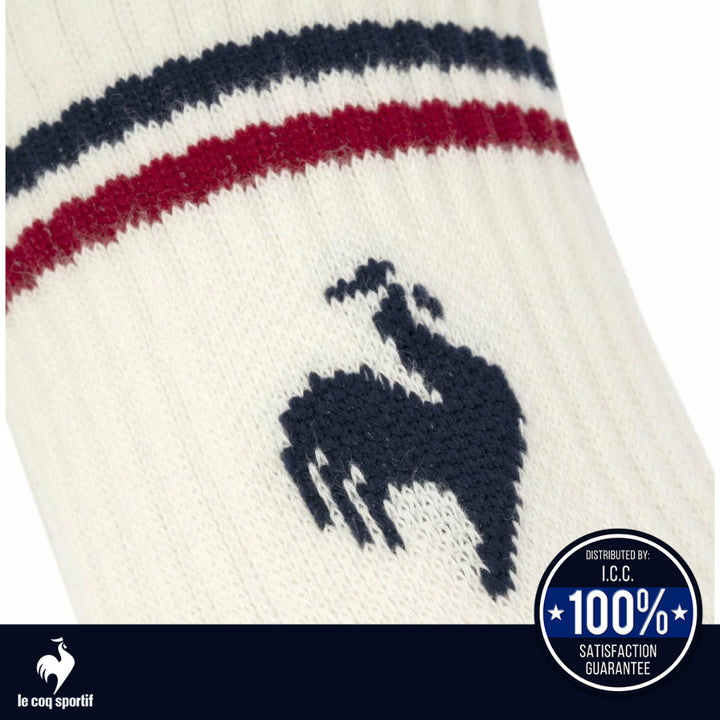Le Coq Sportif ถุงเท้าสั้นแพ็ค 3 คู่ (sock, sport) Le Coq Sportif