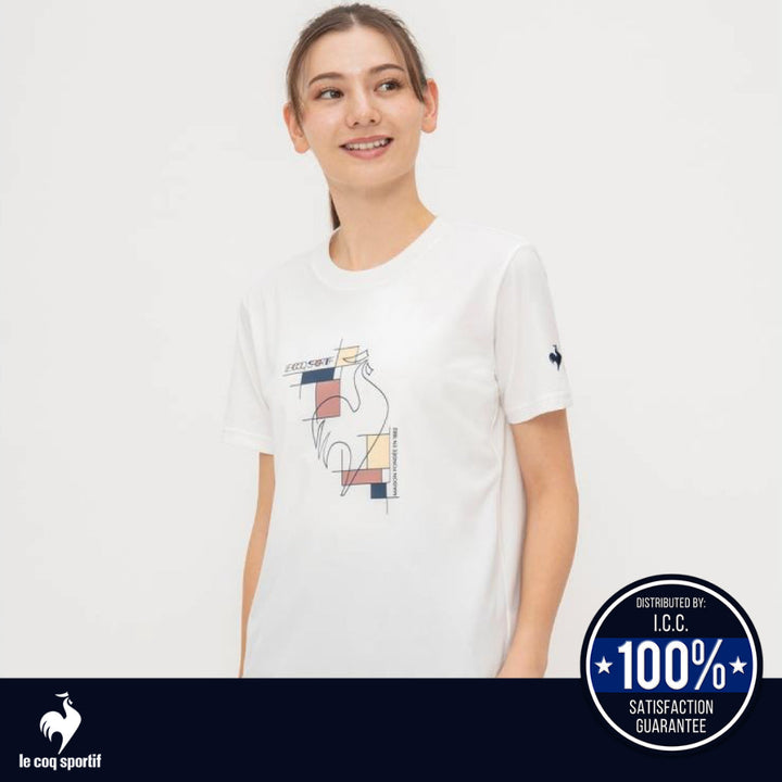 Le Coq Sportif เสื้อยืดแขนสั้น Helanca Sunscreen NIR ICCSHOPPING