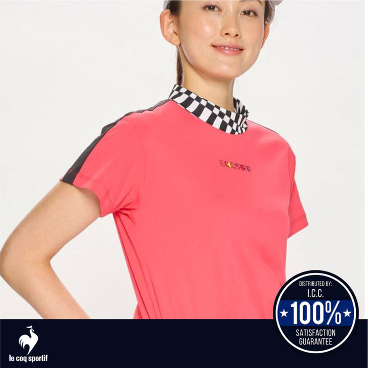 Le Coq Sportif Golf เสื้อกอล์ฟคอตั้งแขนสั้นผู้หญิง ICCSHOPPING