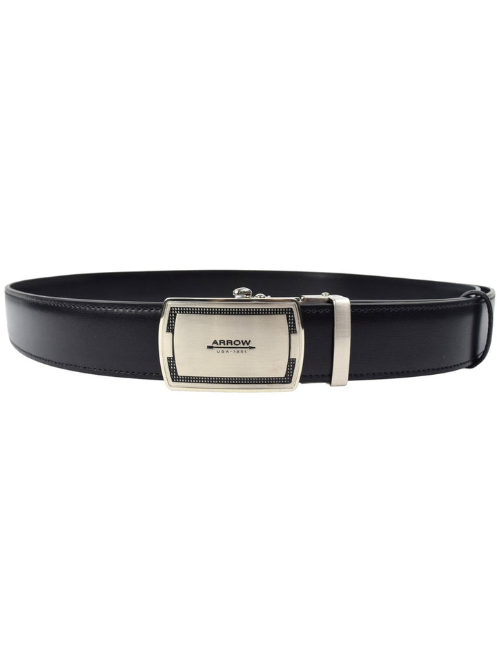 ARROW  เข็มขัดหัว Auto Belt (หนังวัวแท้) สีน้ำตาล , สีดำ รุ่น MYCB606 ICCSHOPPING