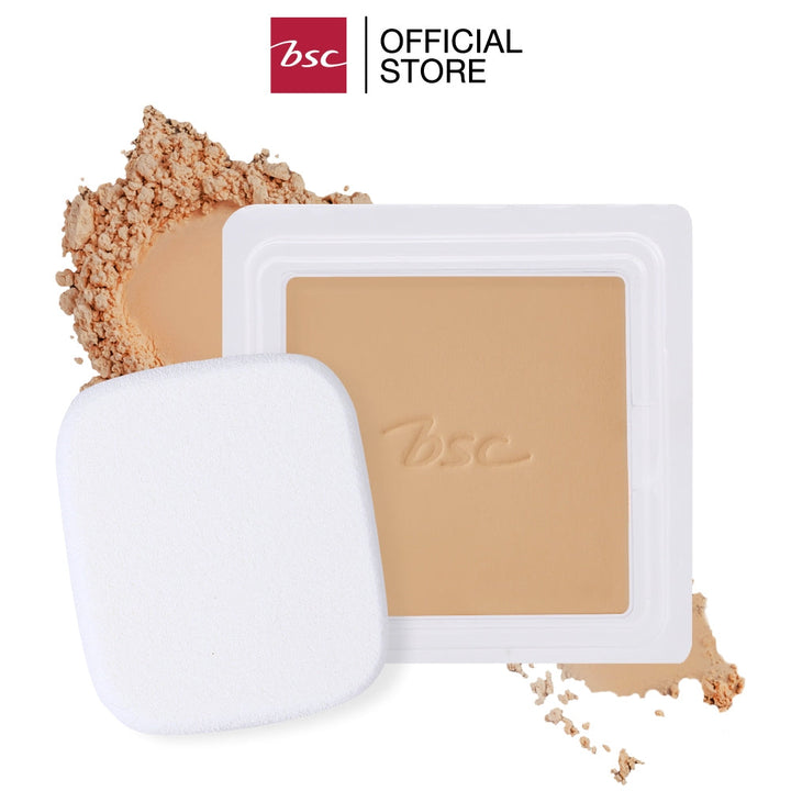 BSC SUPER EXTRA COVER HIGH COVERAGE SPF35 PA+++ ( REFILLตลับรีฟิล) เครื่องสำอาง แป้ง พัฟ BSC Cosmetology