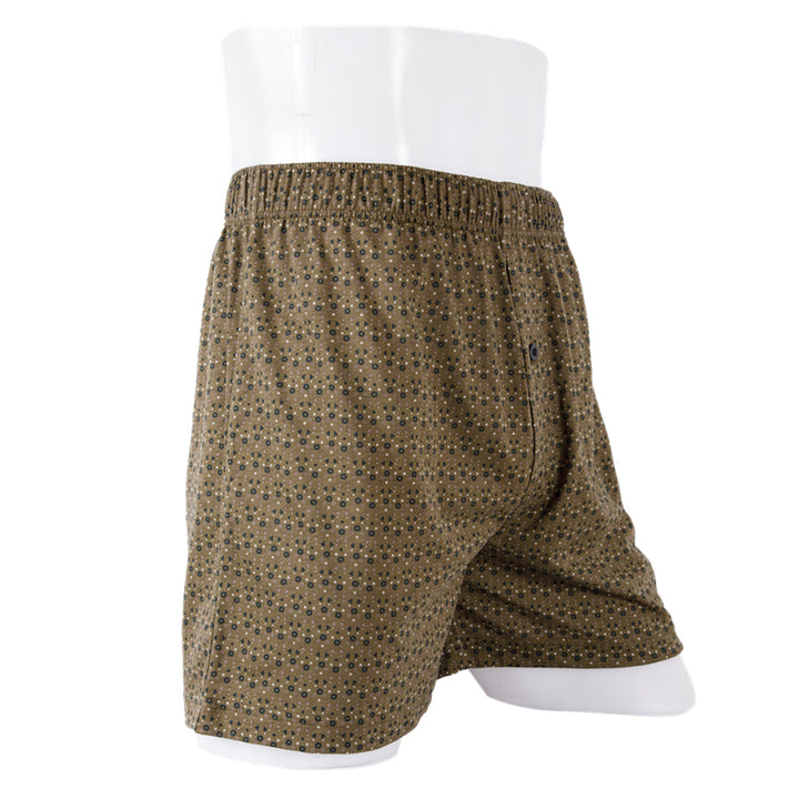 ARROW LITE BOXER SHORTS กางเกงบ๊อกเซอร์ชาย พิมพ์ลาย สีน้ำตาล  รุ่น ZX611BR ICCSHOPPING