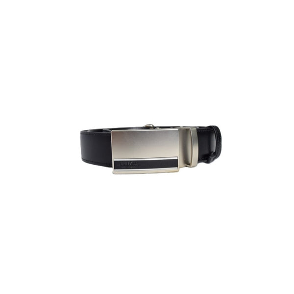 ARROW เข็มขัดผู้ชาย หัวออโต้ล็อค Auto Belt  (หนังวัวแท้จากอิตาลี) สีดำ รุ่น MYCB621 ICCSHOPPING