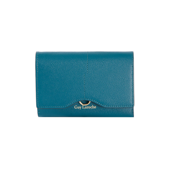Guy Laroche กระเป๋าสตางค์ผู้หญิง 3 พับกลาง สีเขียว รุ่น AGP09123S6GRM ICCSHOPPING