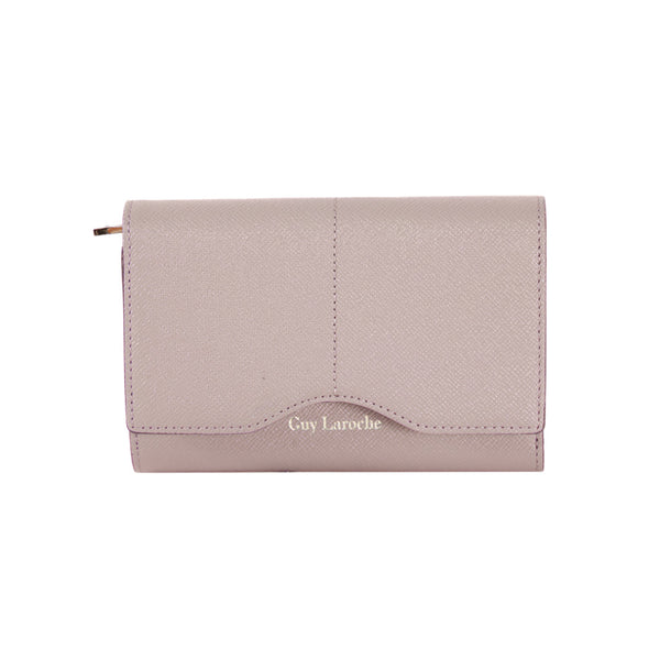 Guy Laroche กระเป๋าสตางค์ผู้หญิง 3 พับสั้น สีชมพู รุ่น AGP09112S6PIS ICCSHOPPING