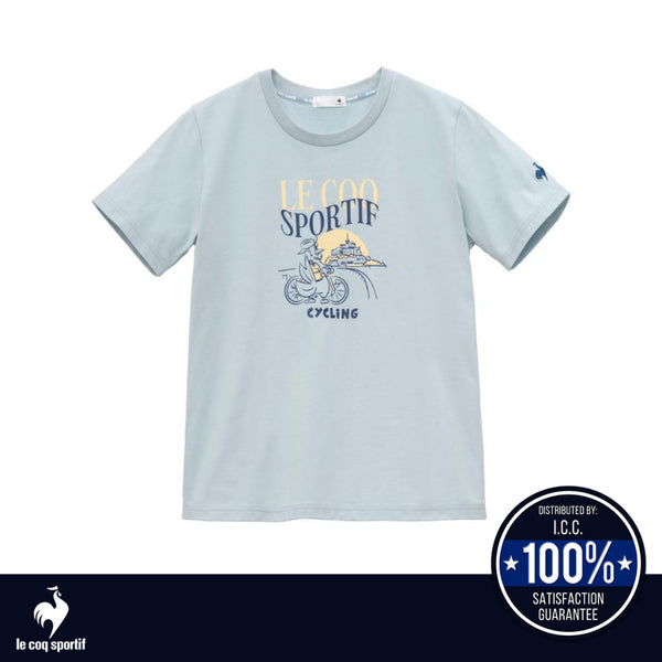 Le Coq Sportif เสื้อยืดแขนสั้นลายกราฟิก ผู้หญิง ICCSHOPPING