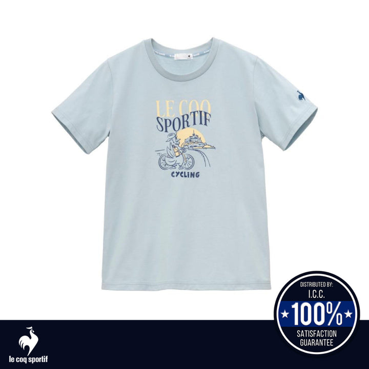 Le Coq Sportif เสื้อยืดแขนสั้นลายกราฟิก ผู้หญิง ICCSHOPPING