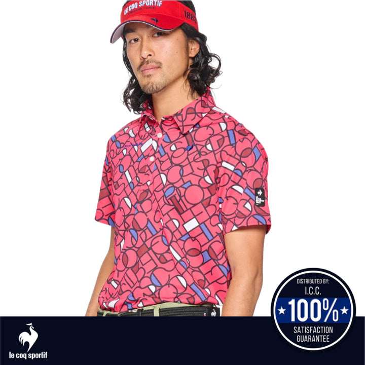 Le Coq Sportif Golf เสื้อโปโลกอล์ฟผู้ชาย แขนสั้น ICCSHOPPING