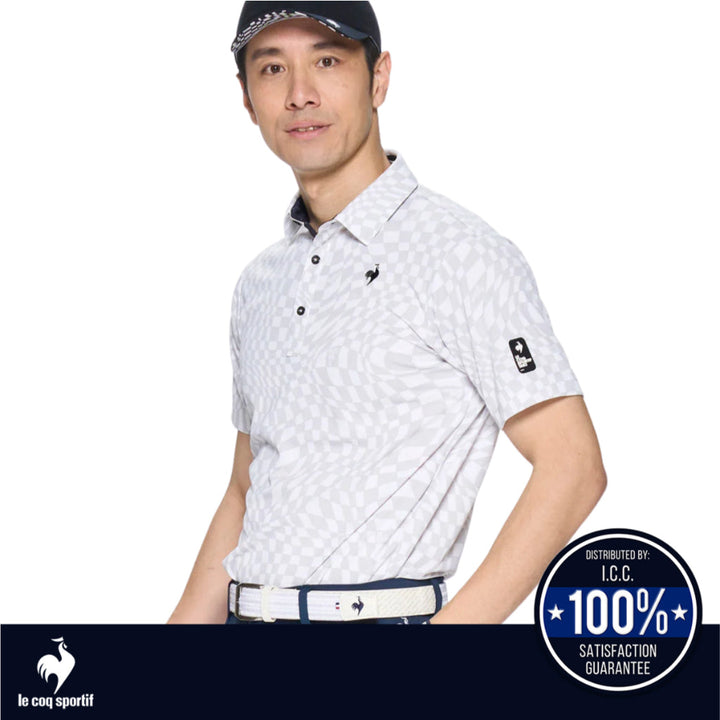 Le Coq Sportif Golf เสื้อโปโลกอล์ฟผู้ชายแขนสั้น ICCSHOPPING