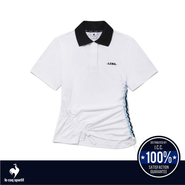 Le Coq Sportif Golf เสื้อโปโลผู้หญิง แขนสั้น (เสื้อกอล์ฟ, เสื้อแขนสั้นผู้หญิง, เสื้อกันแดดกอล์ฟ) ICCSHOPPING