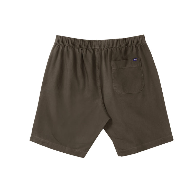 ARROW SHORT PANTS  กางเกงขาสั้นเอวยางยืด สีน้ำตาล  รุ่น-MHCC2C1W4CSBRM1 ICCSHOPPING