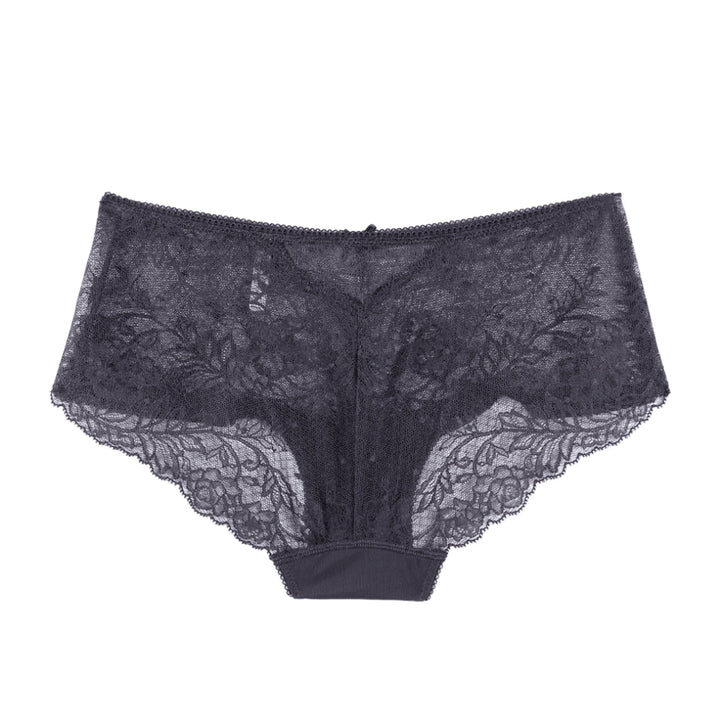 BSC กางเกงในแบรนด์BSC Lingerie รูปแบบ BOY LEG ผ้าตาข่ายแต่งลูกไม้ รุ่น BU5112 ICCSHOPPING