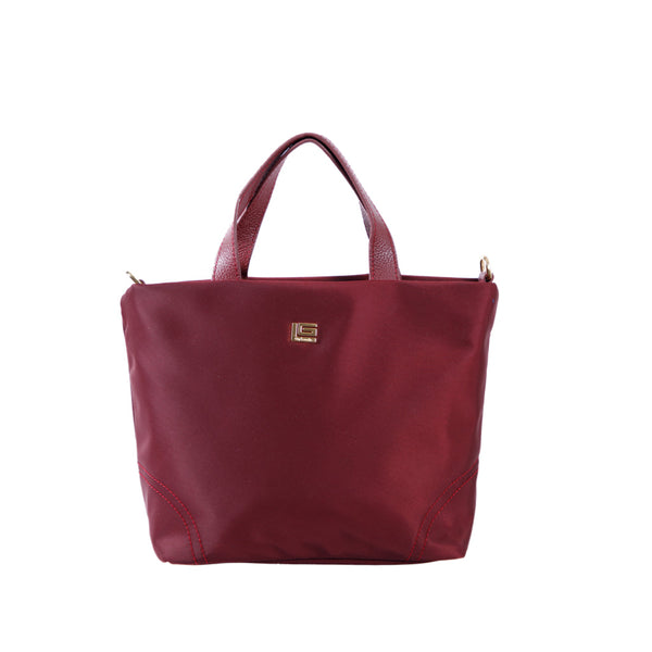 Guy Laroche กระเป๋าถือ+สายสะพายยาว ผ้าไนลอน สีแดง รุ่น AGH0871FS6MRM