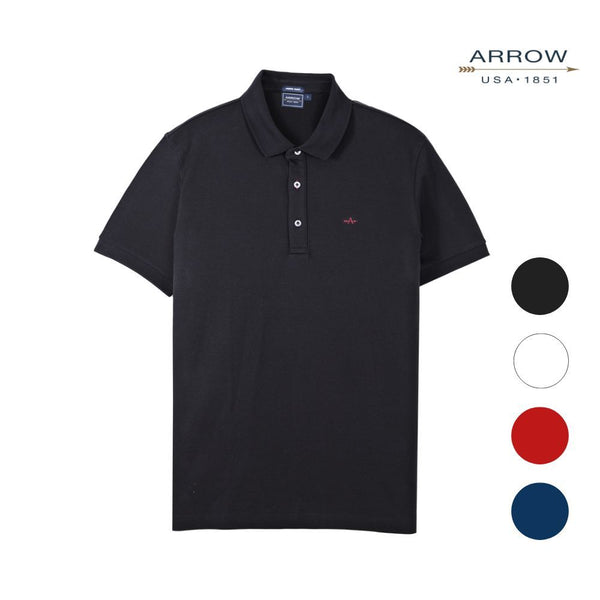 ARROW POLO เสื้อโปโลผู้ชาย แขนสั้น | ผ้า PIMA COTTON ทรง Smart มี 4 สีให้เลือก รหัส MPCM884