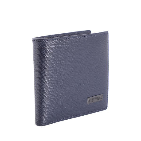 Guy Laroche กระเป๋าสตางค์ผู้ชาย หนังอัดลายซาเฟียโน่ 8 การ์ด สีกรมท่า รุ่น MGW08618S6NVS ICCSHOPPING