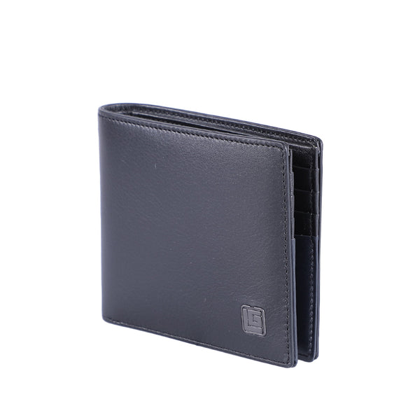Guy Laroche กระเป๋าสตางค์ผู้ชาย หนังนิ่ม 8 การ์ด สีดำ รุ่น BW11811S6BLS1 Guy Laroche