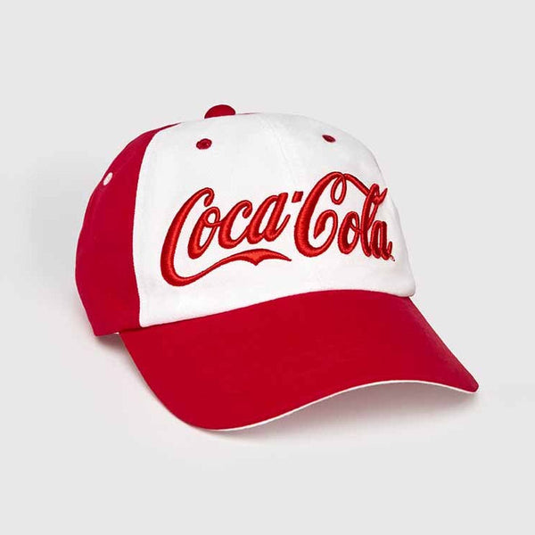 era-won | Coca Cola Baseball Cap  สำหรับคุณผู้ชาย และ คุณผู้หญิง สีแดง/ขาว