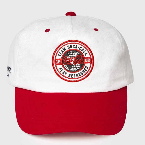 Coca Cola Baseball Cap era-won สำหรับคุณผู้ชาย และ คุณผู้หญิง สีขาว/แดง ICCSHOPPING