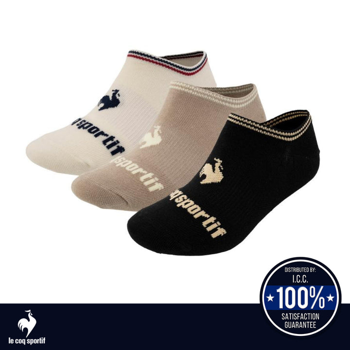 Le Coq Sportif ถุงเท้าความยาวพอดีข้อ แพ็ค 3 คู่ ICCSHOPPING