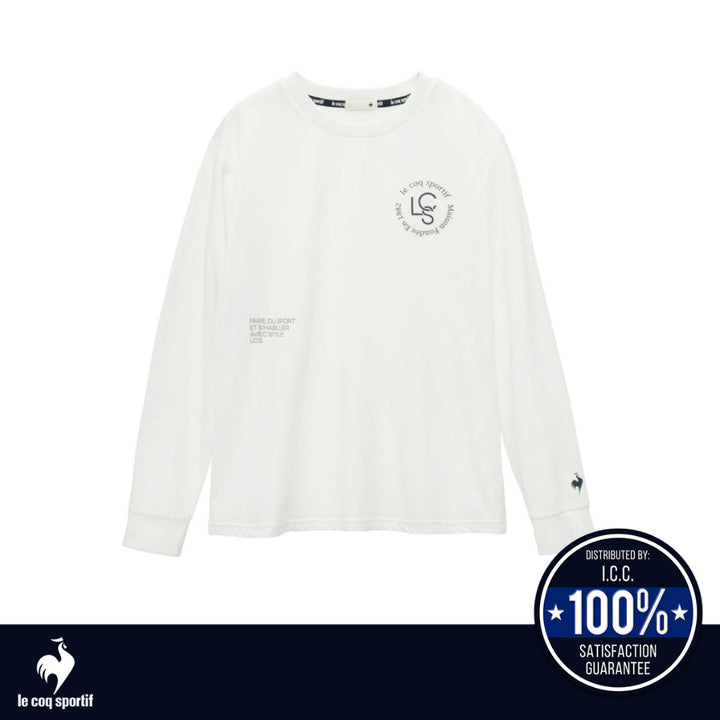 Le Coq Sportif เสื้อยืดแขนยาวผู้หญิง Helanca Sunscreen NIR ICCSHOPPING