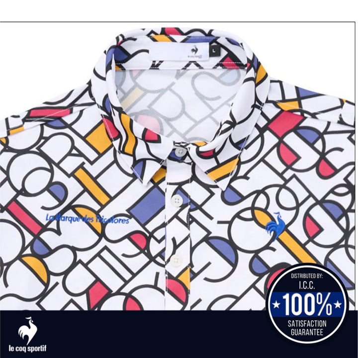 Le Coq Sportif Golf เสื้อโปโลกอล์ฟผู้ชาย แขนสั้น ICCSHOPPING
