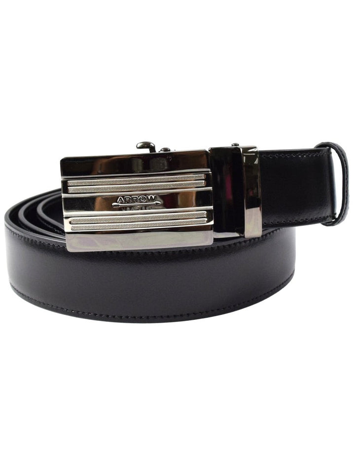 ARROW  เข็มขัดหัวAuto Belt (หนังวัวแท้) สีดำ รุ่น MYCB605 ICCSHOPPING