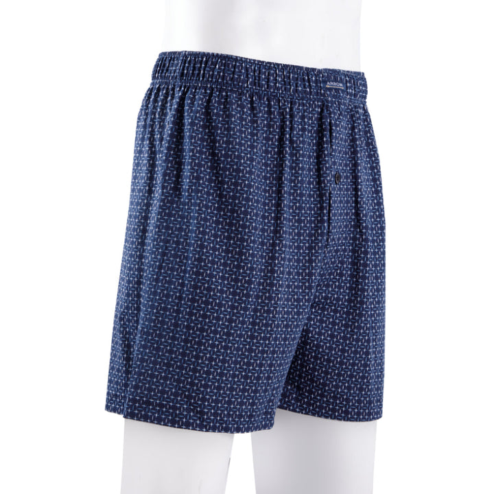 [ NEW ITEM ] ARROW BOXER SHORTS กางเกงบ๊อกเซอร์ชาย พิมพ์ลาย สีกรม MXWX119 ARROW
