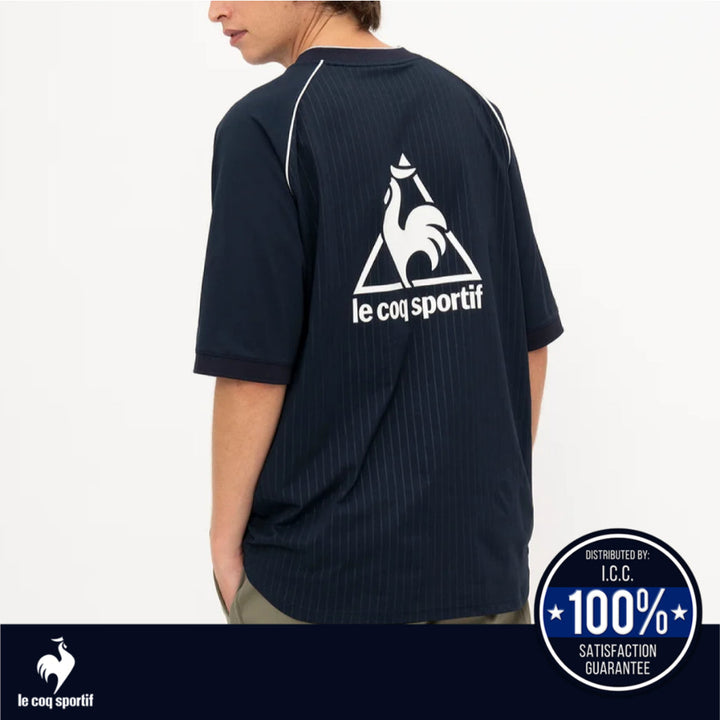 le coq sportif เสื้อฟุตบอลแขนสั้น(leclubdeLCS,Football,Sportswear,FranceStyle,เสื้อกีฬาแฟชั่นผู้ชาย) Le Coq Sportif