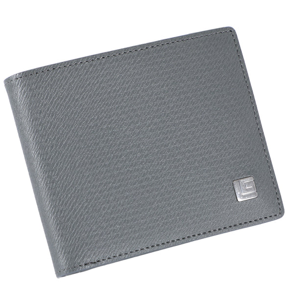 Guy Laroche กระเป๋าสตางค์หนัง พับสั้น 8 การ์ด สีเทา รุ่น MGW07318W5GYS
