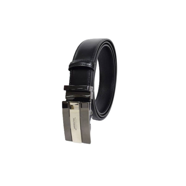 ARROW เข็มขัดผู้ชาย หัวออโต้ล็อค Auto Belt (หนังวัวแท้จากอิตาลี) สีดำ รุ่น MYCB577 ICCSHOPPING